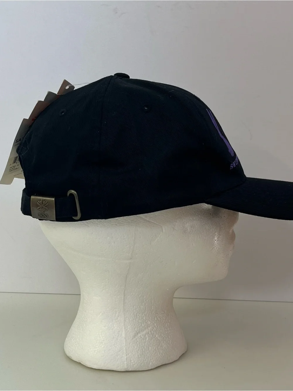 VTG 2002 Salt Lake City Winter Olympics Mascot Hat Black Snapback Embroidered